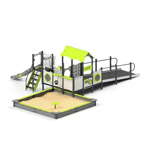游乐场游乐设施 - 11113 - Astrus Playgrounds - 托儿所用 / 金属 / HDPE