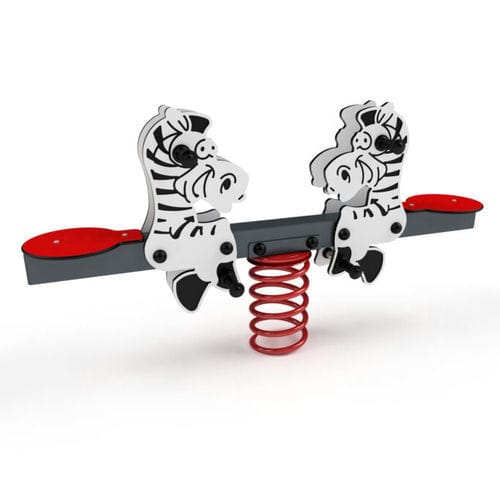 HDPE弹簧摇摇乐 - 3424S ZEBRA DOUBLE SPRINGER - Astrus Playgrounds - 动物 / 双人