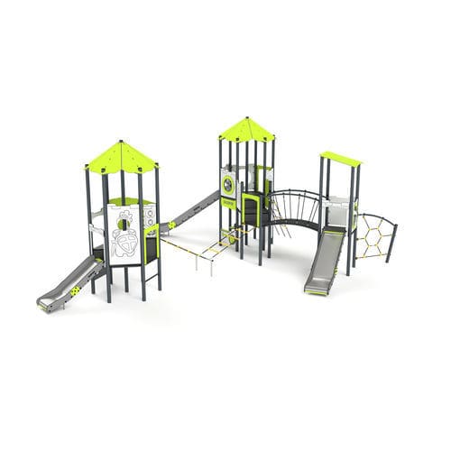 游乐场游乐设施 - 11086 - Astrus Playgrounds - 金属 / HDPE / 模块化