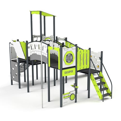 游乐场游乐设施 - 11112 - Astrus Playgrounds - 金属 / HDPE / 模块化