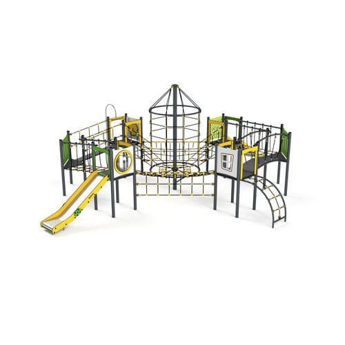 游乐场游乐设施 - 11145 - Astrus Playgrounds - 金属 / HDPE / 绳编