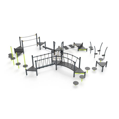 游乐场健身游乐场 - 3644S - Astrus Playgrounds - 学校用 / 体育活动用 / 公共空间