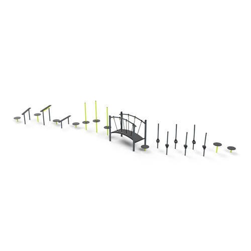 游乐场健身游乐场 - 3649S - Astrus Playgrounds - 学校用 / 体育活动用 / 公共空间