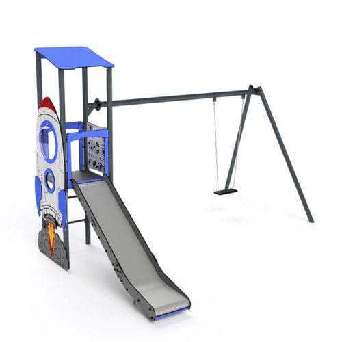 游乐场游乐设施 - 11143 - Astrus Playgrounds - 金属 / PEHD / 模块化