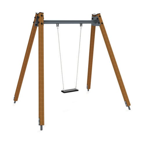 木质秋千 - 3501D - Astrus Playgrounds - 电镀钢 / 用于游乐场