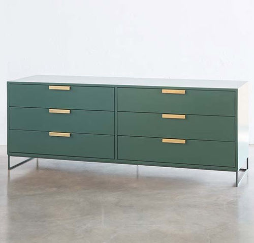 现代风格抽屉柜 - 6 DRAWER UNIT - Studio 19 - 木质 / 黄铜 / 定制