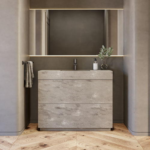 独立式台盆柜 - GAIA VANITY CORIAN&reg; - Riluxa - Corian®可丽耐 / 现代风格 / 无门