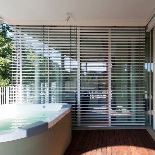 挤压铝材建筑遮阳板 - 90 STD - LUPAK METAL - 用于外墙 / 用于窗 / 用于阳光房