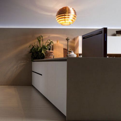 带工作台吸油烟机 - LA-90-DWN-SS - Luxair Cooker Hoods Kitchen Extractors - 内置照明