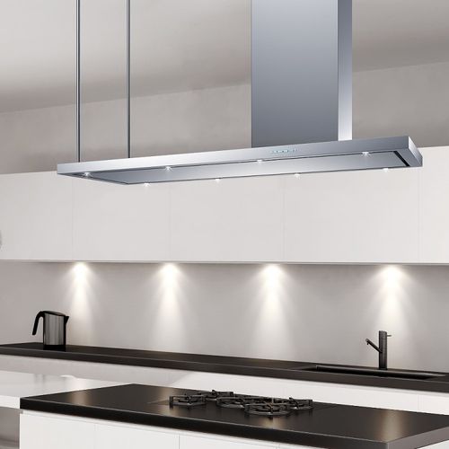 岛台吸油烟机 - LA-120-AREZZO-ISL-SS - Luxair Cooker Hoods Kitchen Extractors - 内置照明