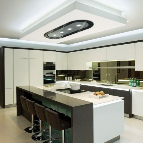 悬挂式吸油烟机 - LA-1200-JUPITER - Luxair Cooker Hoods Kitchen Extractors - 回收利用 / 内置照明