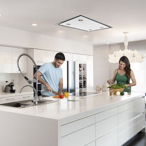 悬挂式吸油烟机 - LA-90-GEALUX-WG - Luxair Cooker Hoods Kitchen Extractors - 内置照明