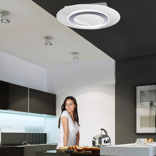悬挂式吸油烟机 - LA-90-GRAVITY-STRATOS-WHT - Luxair Cooker Hoods Kitchen Extractors - 回收利用 / 内置照明 / 原创设计