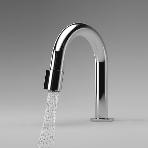 洗脸盆冷热水龙头 - Design Line - Swiss Eco Line - 台面 / 镀铬金属 / 室内