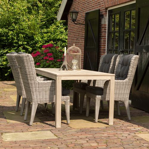 现代风格餐桌 - PICASSO - Hartman Outdoor Products BV - 柚木 / 长方形 / 家用