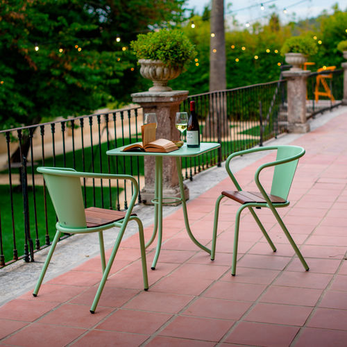 现代风格桌 - BICAtable 3 CLASSIC - BICA chair - 粉末涂层钢 / 钢座桌脚 / 圆形