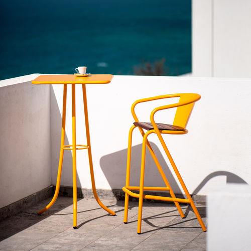 现代风格高脚桌 - BICAtable 3 High CLASSIC - BICA chair - 木质 / 粉末涂层钢 / 钢座桌脚