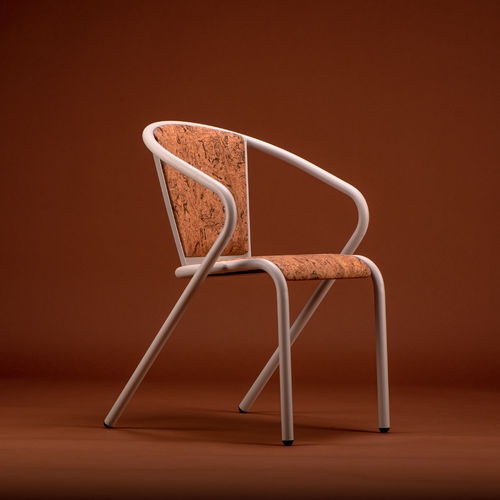 现代风格椅子 - BICAchair XL - BICA chair - 室内 / 软木 / 钢座桌脚