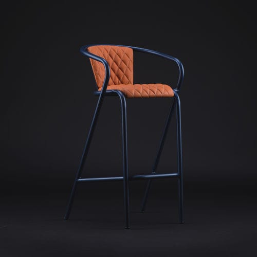 现代风格吧椅 - BICAstool GENTS - BICA chair - 室内 / 皮质 / 金属