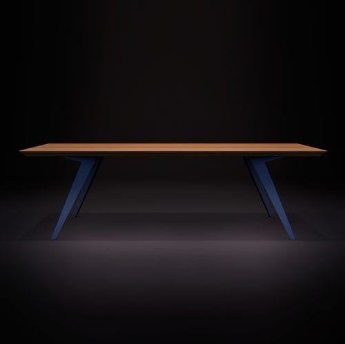 现代风格餐桌 - BICAdine - BICA chair - 木制贴皮 / 钢座桌脚 / 长方形