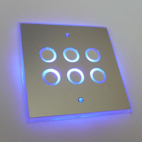 按钮式开关调光器 - Futuro Lighting - 暗装 / 金属 / 现代风格