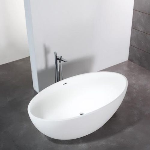 椭圆浴缸 - BARCELONA - STANO - 岛台式 / Corian®可丽耐 / 双