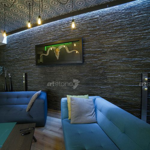室内墙面材料 - ZANZIBAR - Artstone - 用于室外 / 天然石材 / 布艺