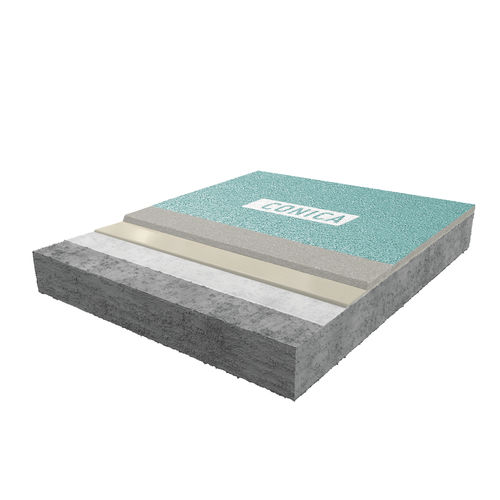 防水处理涂料 - CONIFLOOR IES SR - CONICA - 平滑 / 室内 / 工业用途