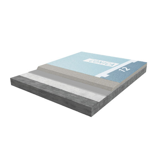 石膏灰泥地面 - CONIPROOF PPC SL - CONICA - 聚氨酯 / 用于停车场 / 方砖
