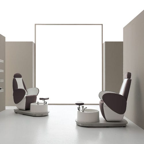 仿皮水疗足疗椅 - EDGE - VISMARA Beauty&Spa Design - 带头枕 / 带脚凳 / 带扶手