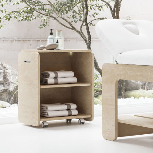 现代风格小圆桌 - NAT - VISMARA Beauty&Spa Design - 木质 / 三聚氰胺 / 木桌脚