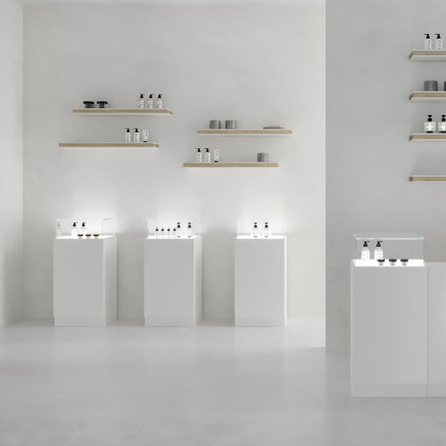 现代风格玻璃柜 - LIGHT - VISMARA Beauty&Spa Design - 玻璃 / 三聚氰胺 / 发光