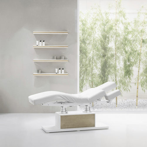 电动按摩床 - THE CLAIR - VISMARA Beauty&Spa Design - 木质 / 高度可调节 / 健康中心用