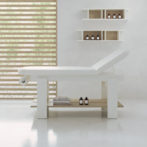 固定按摩床 - LIVING - VISMARA Beauty&Spa Design - 栎木 / 鸡翅木 / 落叶松木