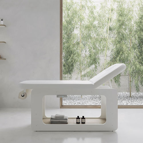 固定按摩床 - CREO - VISMARA Beauty&Spa Design - 木质 / 带收纳 / 定制