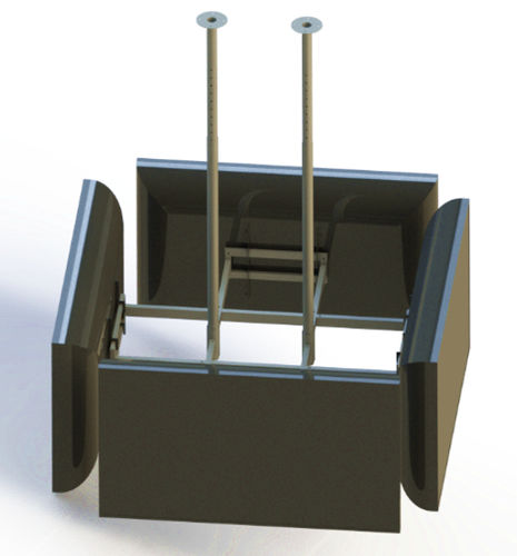 现代风格吊顶式电视架 - VW CUBO 4 65″ - SERI STYLU