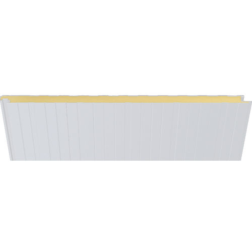 外墙夹芯板 - 1000 BLANCO OSTRA - HIANSA PANEL S.A - 用于屋顶 / 墙面 / 钢表面