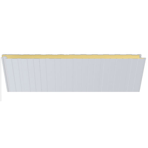 外墙夹芯板 - 1006 BLANCO PIRINEO - HIANSA PANEL S.A - 用于屋顶 / 墙面 / 钢表面