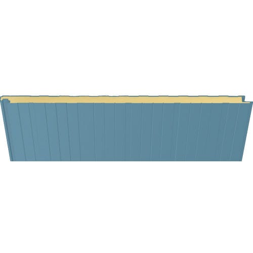 外墙夹芯板 - 4001 AZUL CIELO - HIANSA PANEL S.A - 用于屋顶 / 墙面 / 钢表面