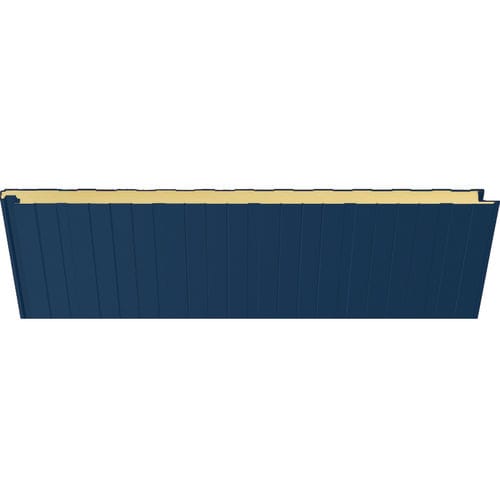 外墙夹芯板 - 4002 AZUL MARINO - HIANSA PANEL S.A - 用于屋顶 / 墙面 / 钢表面