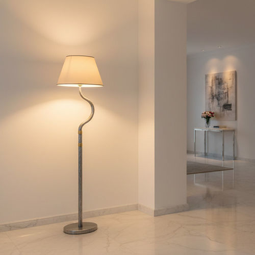 落地灯 - ETHNIC - Mobilier De Style - 铝制 / 黄铜 / 布料