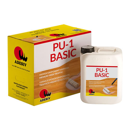地板底漆 - PU – 1 BASIC - Adesiv Srl - 水基 / 聚氨酯 / 室内
