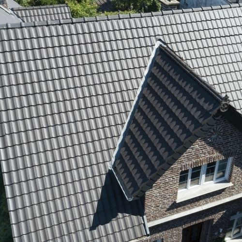 连锁瓦 - RT 838 - Randers Tegl A/S - 黏土 / 大型 / 棕色