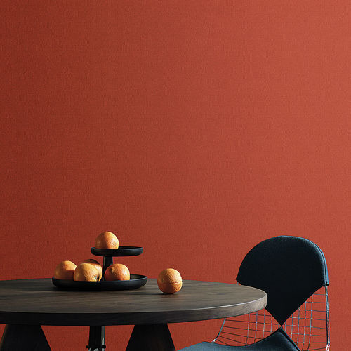 现代风格墙纸 - ROSSO TERRACOTTA - LondonArt Wallpapers - 无纺布 / PVC / 单色