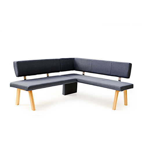 现代风格长椅 - KONSTANZ - Standard Furniture Factory Sarajevo - 木质 / 布料 / 带椅背