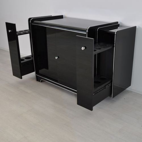 艺术装饰风格餐边柜 - OAM00338 - Münsterland Gruppe GmbH & Co. KG - 漆木 / 黑色