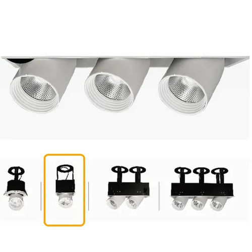 LED式轨道灯 - TLE series - ULTIMATELED - 圆柱 / 金属 / 食品工业