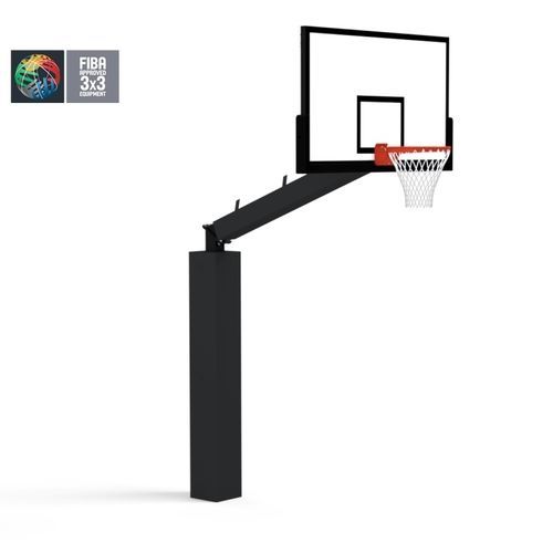 户外篮球篮框 - S14130PZN - SODEX SPORT - 3x3 / 带底座 / 电镀钢