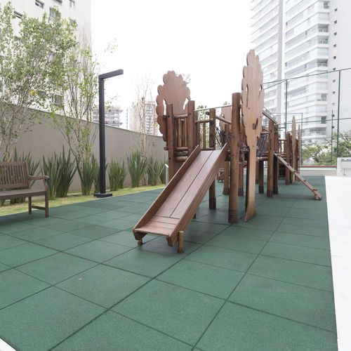 橡胶地面材料 - IMPACT SOFT - SUPER SLIM 11mm - RECYCLED RUBBER - AUBICON - RUBBER FLOORING AND INSULATION MATS - 用于室外 / 游乐场 / 公共空间