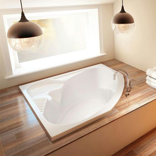 转角浴缸 - CAPELLA® - JACUZZI - 集成式 / 住宅用 / 丙烯塑料
